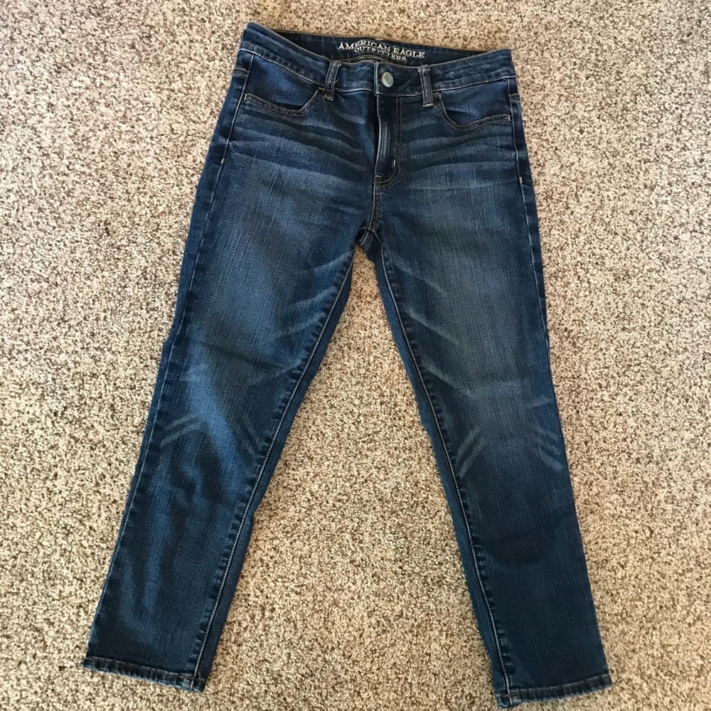 American Eagle Hi-rise jegging crop